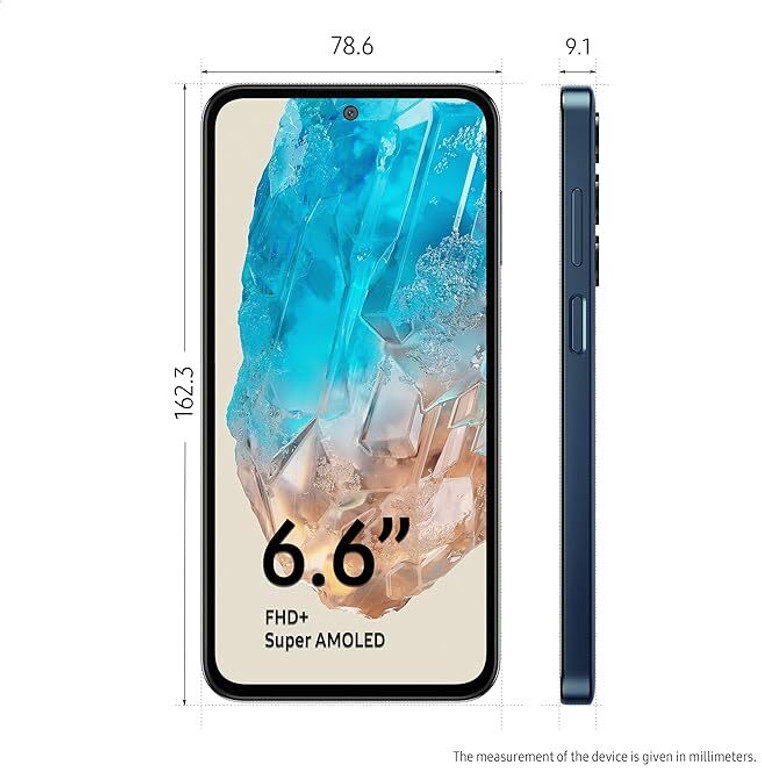 Samsung Galaxy M35 5G (Moonlight Blue, 128 GB) (6 GB RAM)