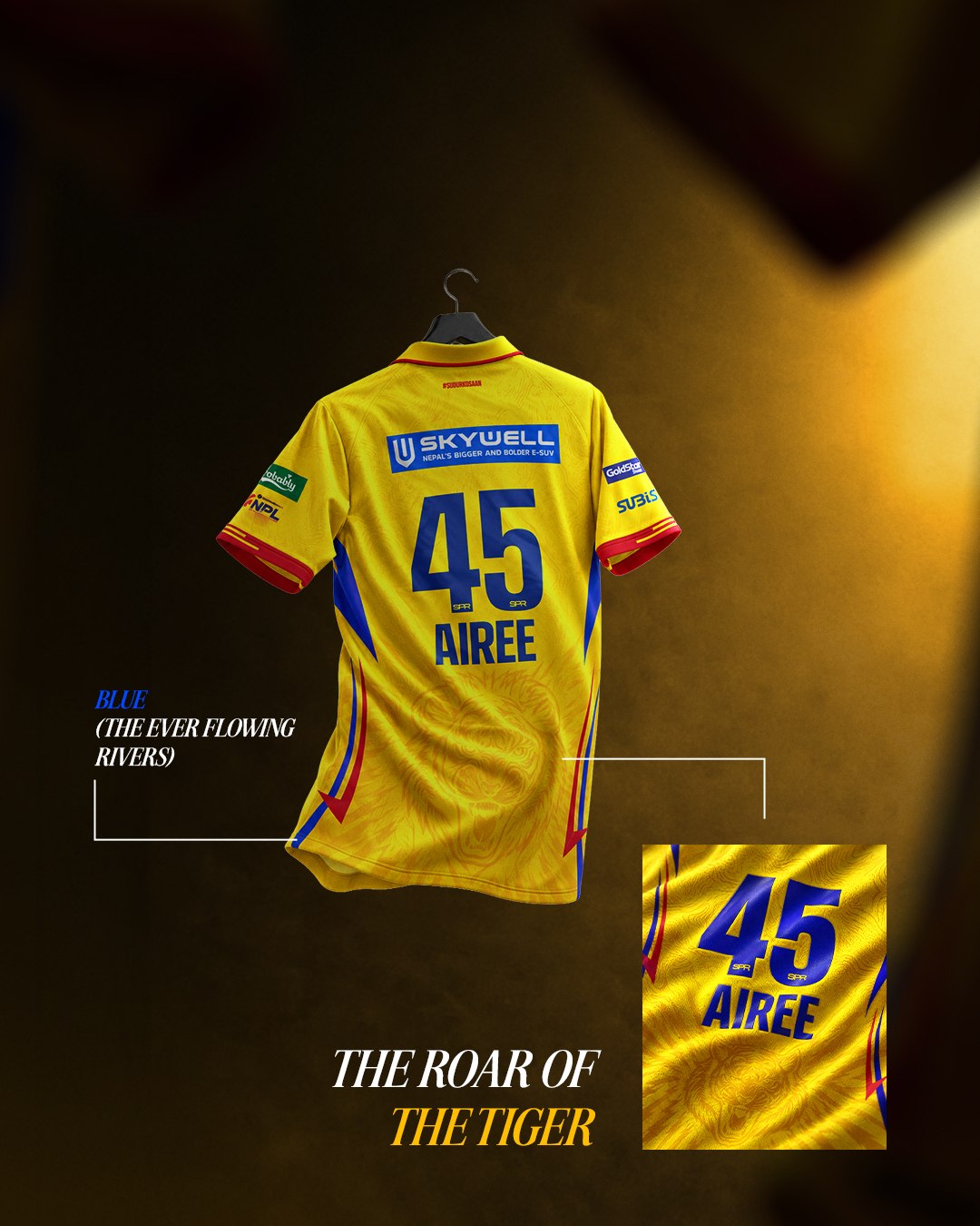 Nepal World Cup Cricket Jersey